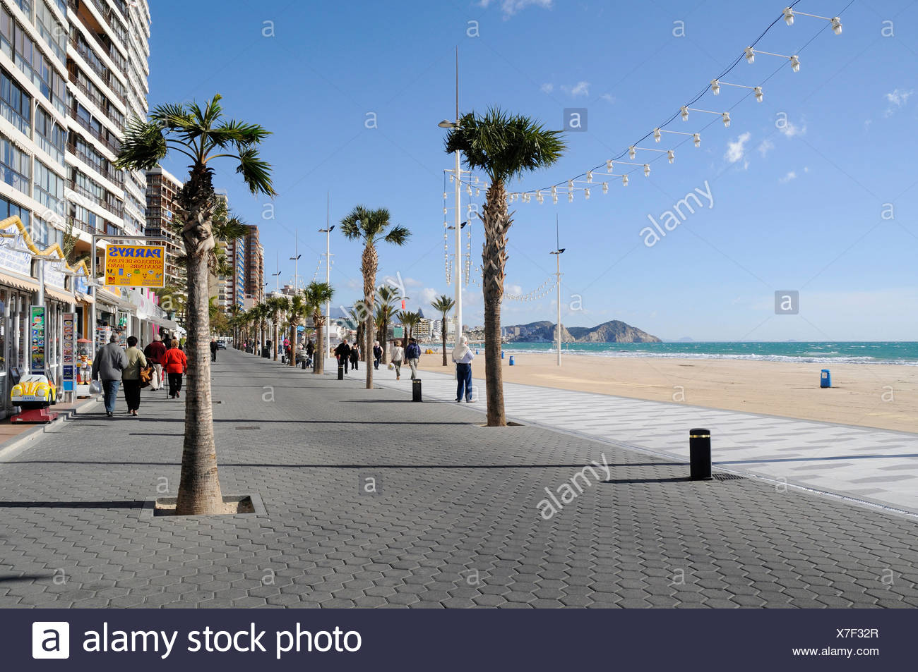 Promenade Playa De Levante Levante Beach Benidorm Costa Blanca