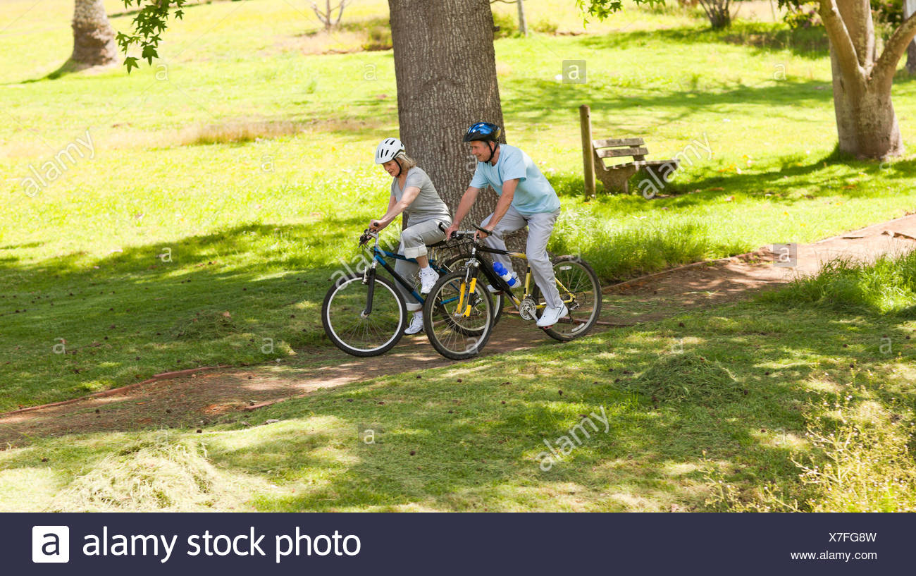 biking outside