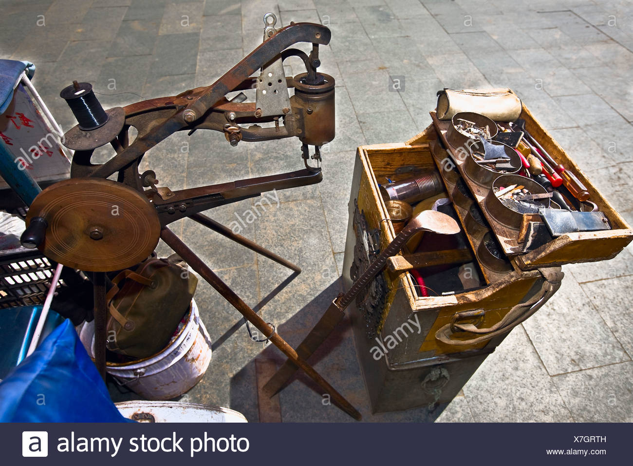 Shoe Making Machine High Resolution Stock Photography and Images Alamy