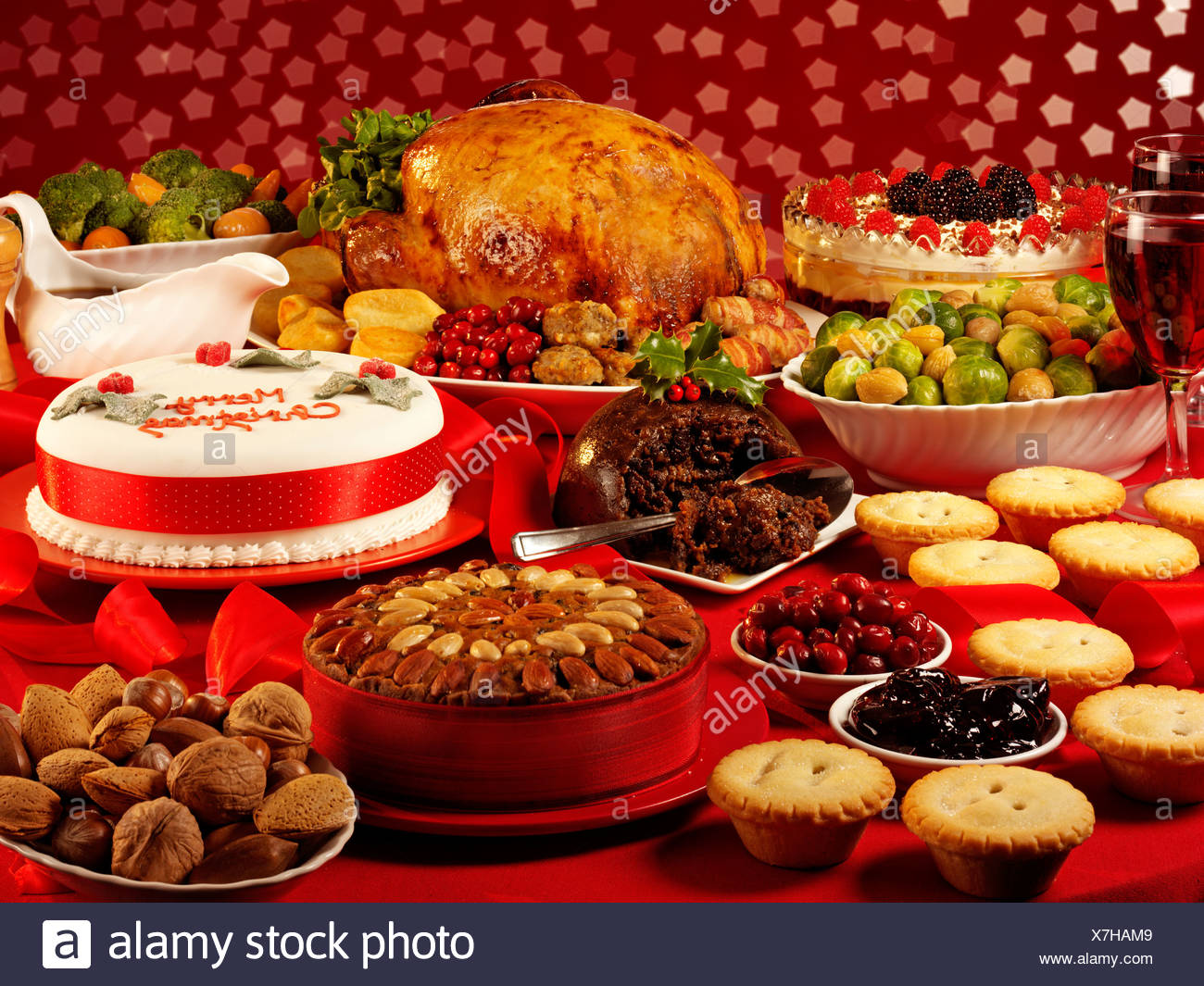 Christmas Turkey Pudding High Resolution Stock Photography and Images