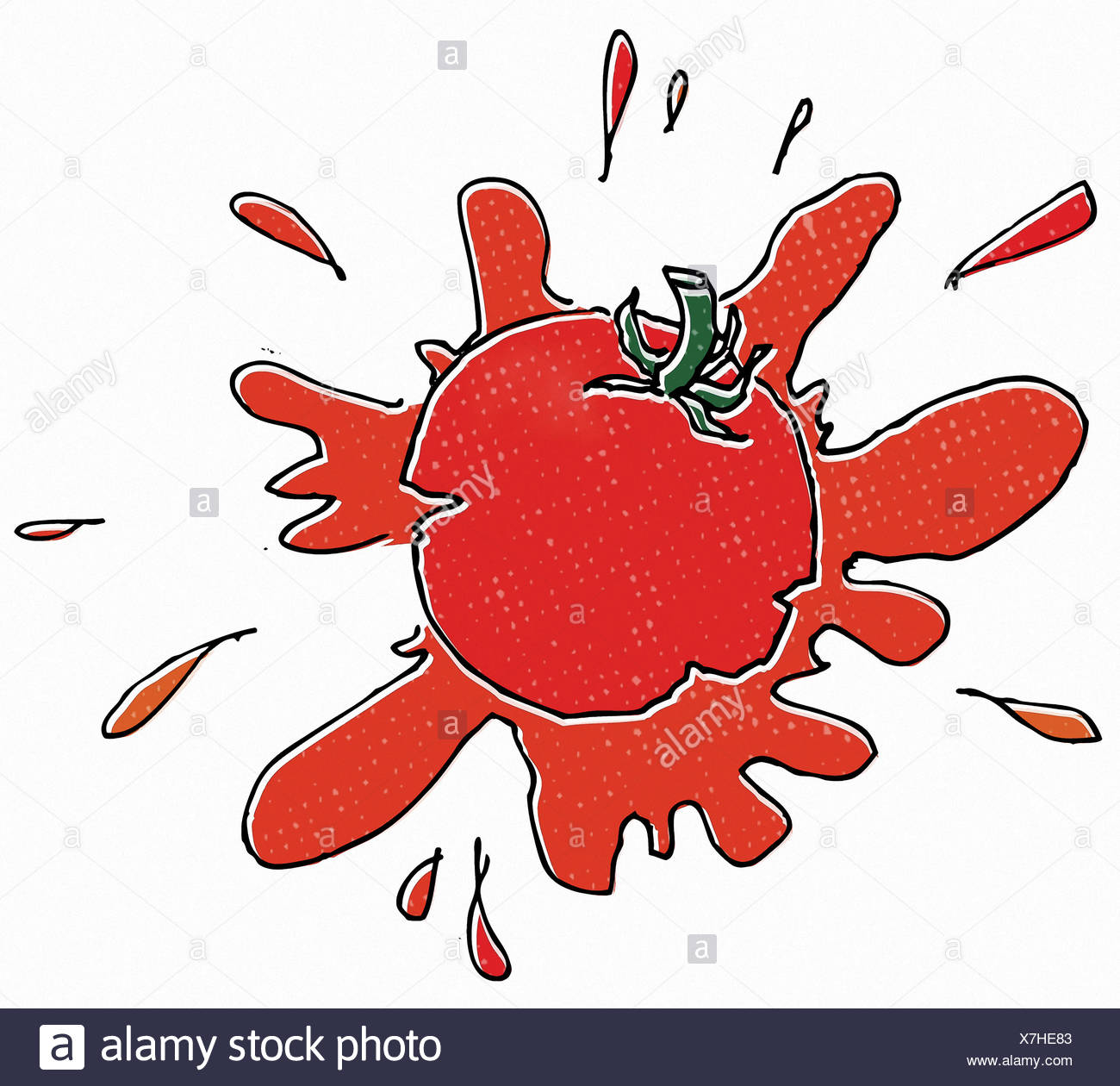 Tomato Throwing Stock Photos & Tomato Throwing Stock Images Alamy