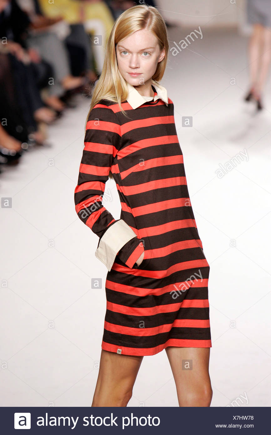 red and black jersey dress