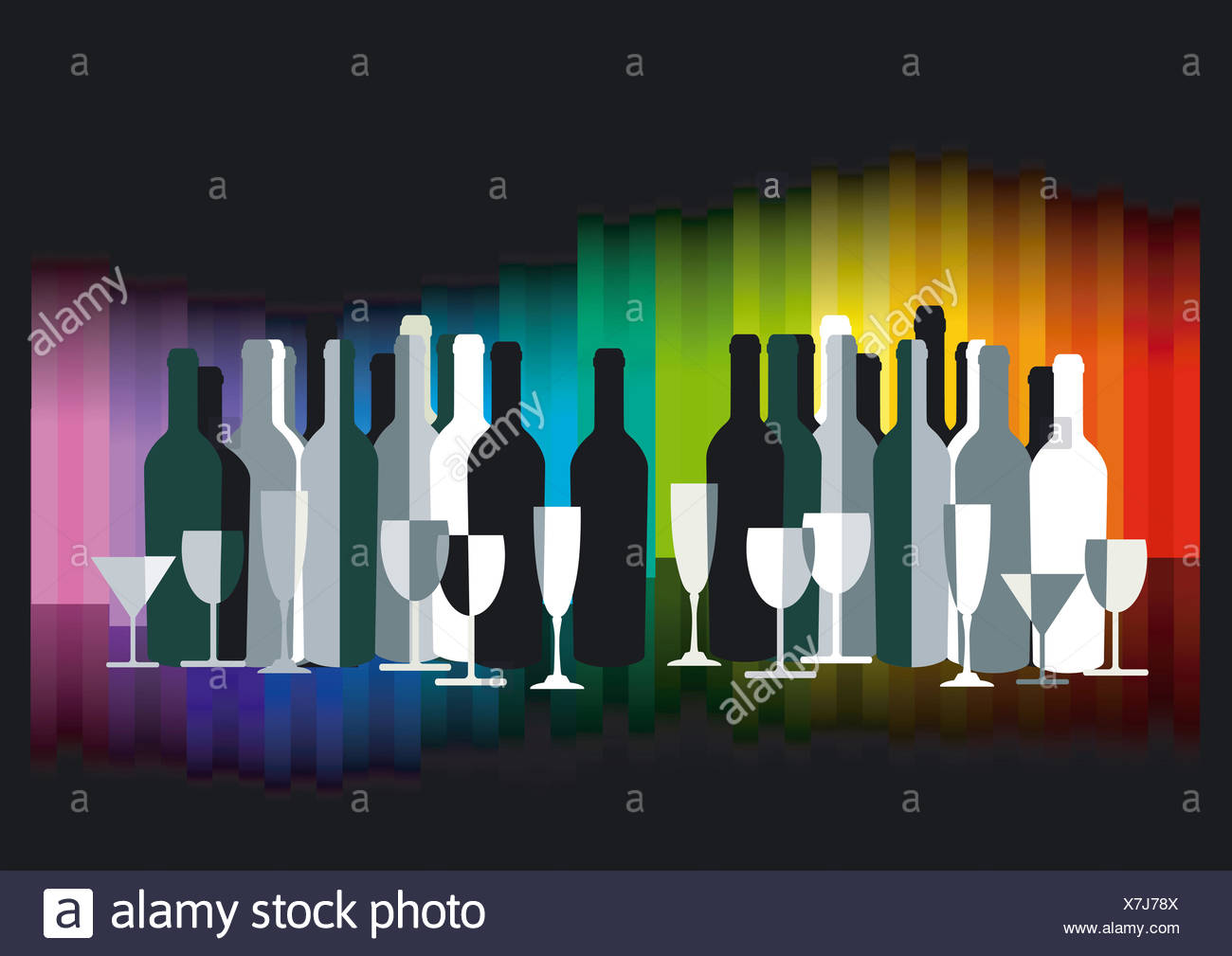 Bar Bottles High Resolution Stock Photography and Images Alamy