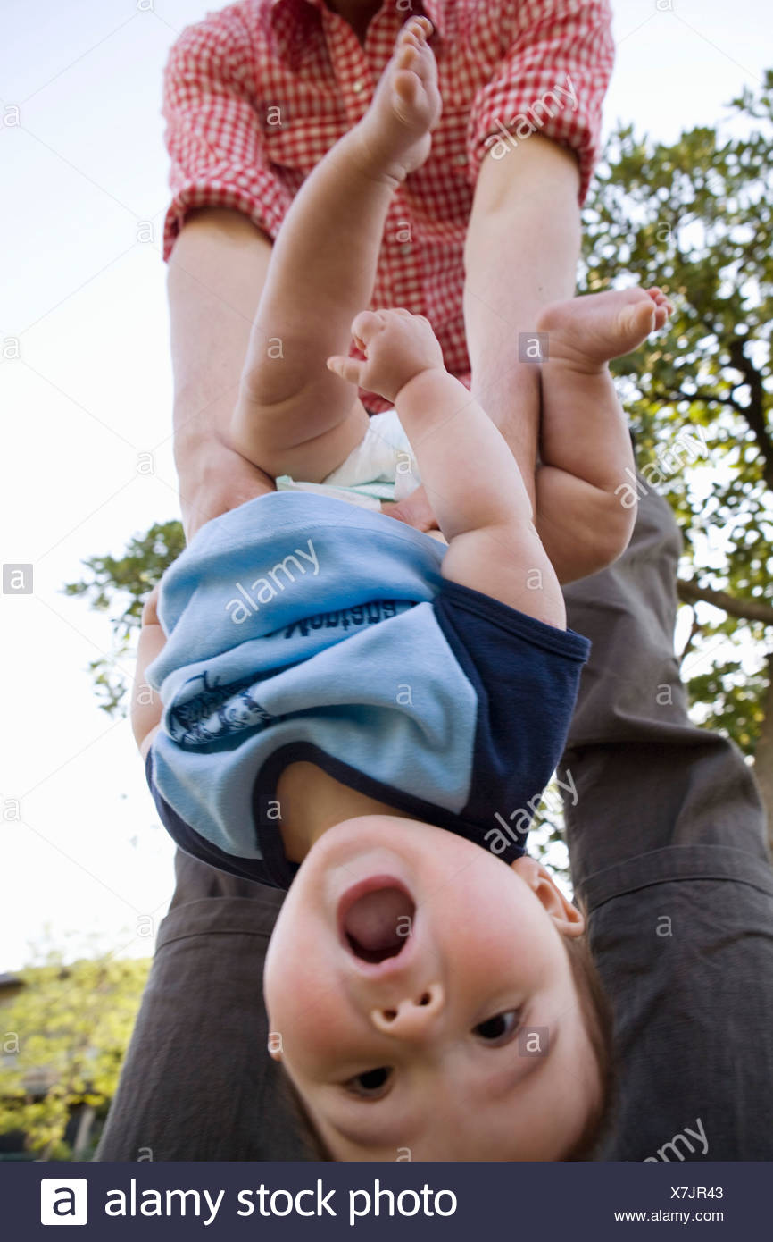 Upside Down Child Stock Photos & Upside Down Child Stock Images Alamy