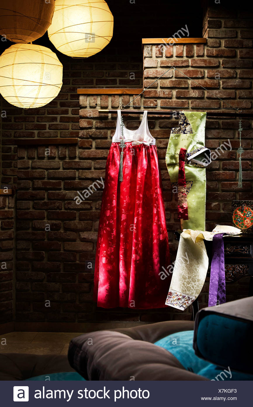 Traditional Korean Bedding Stock Photos & Traditional Korean Bedding