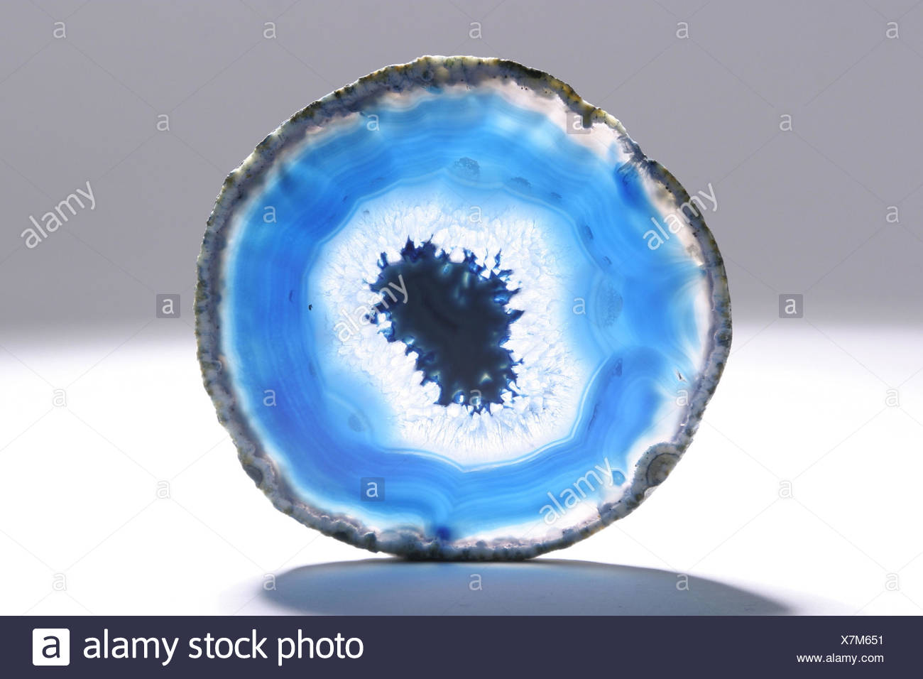 agate rock slices