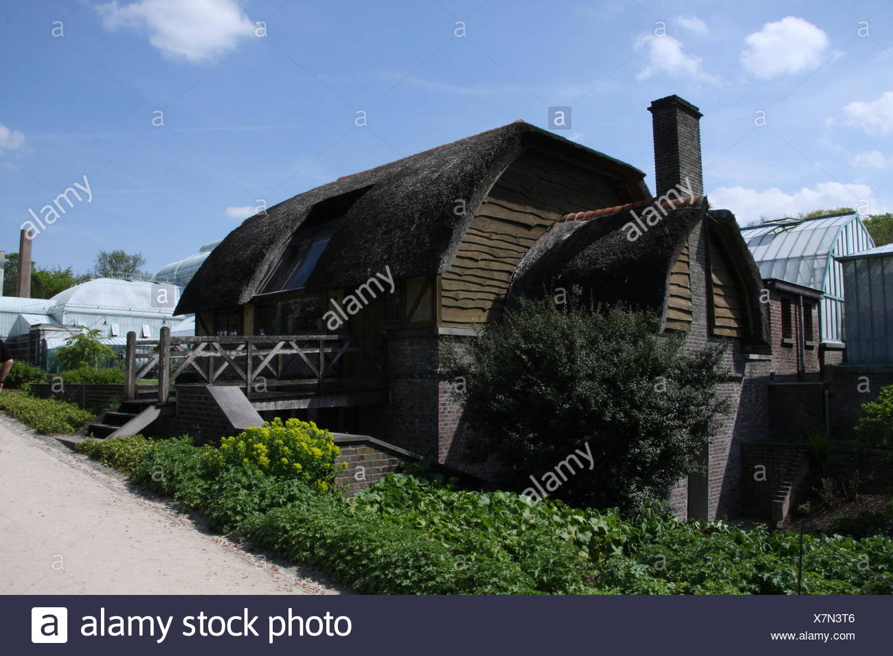 Framehouse Brussels Thatched Roof Stairs Window Porthole Dormer