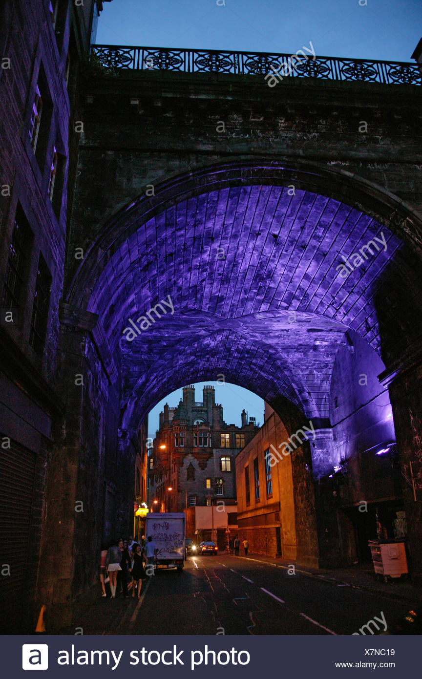 View Of The Arches At Cowgate Edinburgh Stock Photo Alamy
