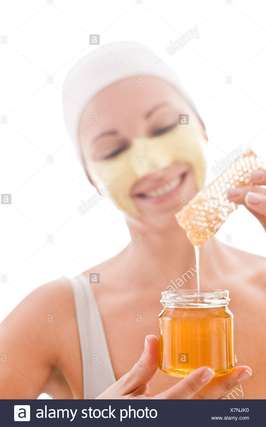 Download Woman Honey Face Mask High Resolution Stock Photography And Images Alamy PSD Mockup Templates