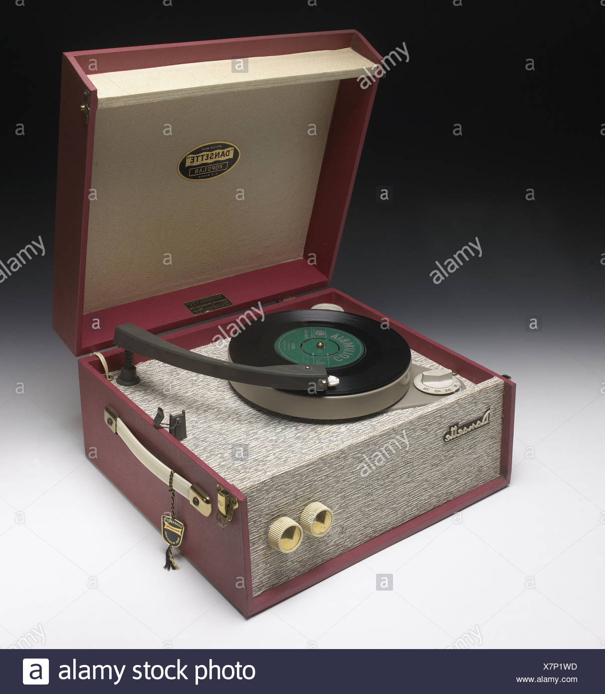 Record Player 1950s Stock Photos Record Player 1950s Stock