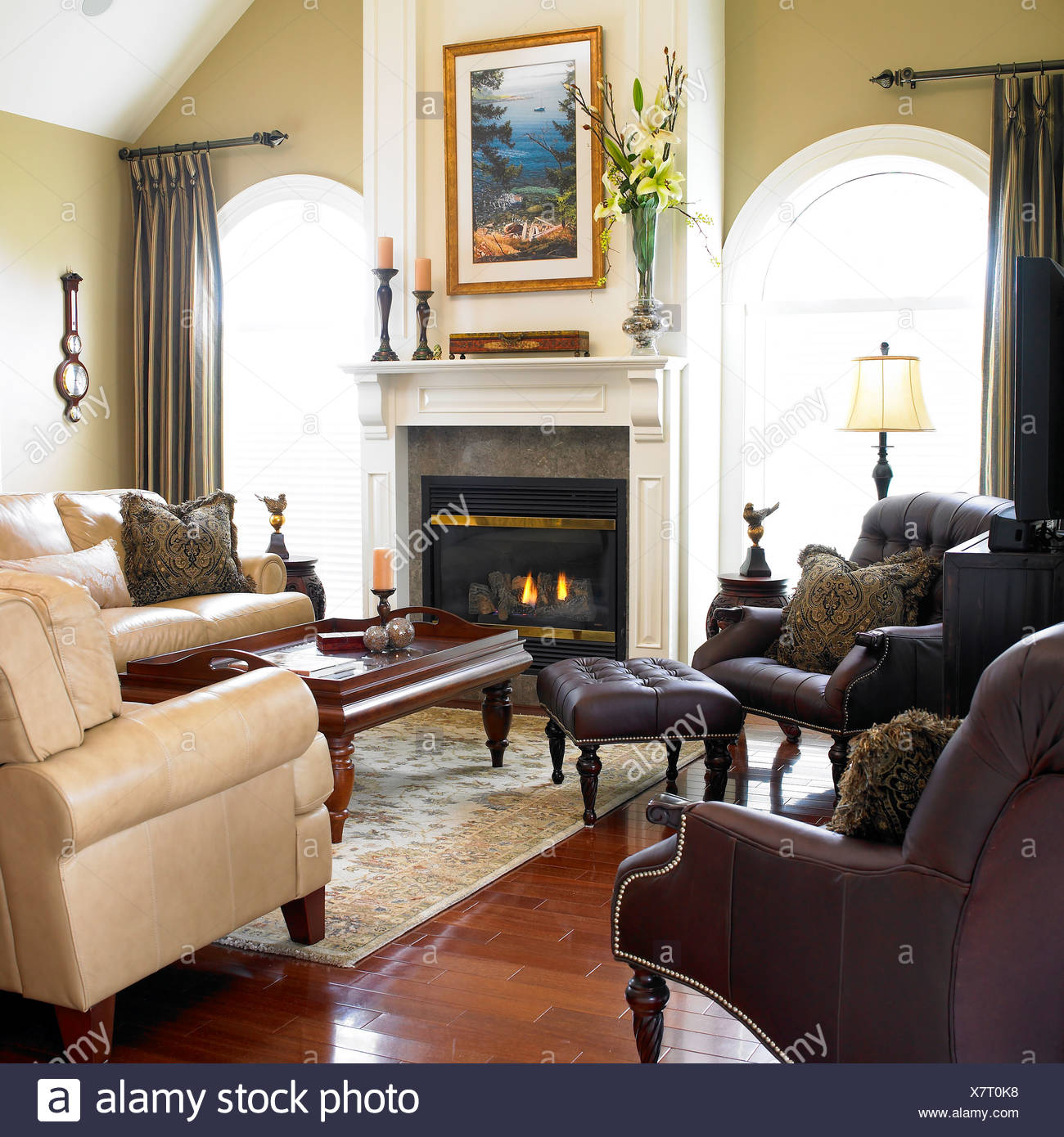 Leather Furniture High Resolution Stock Photography and Images Alamy