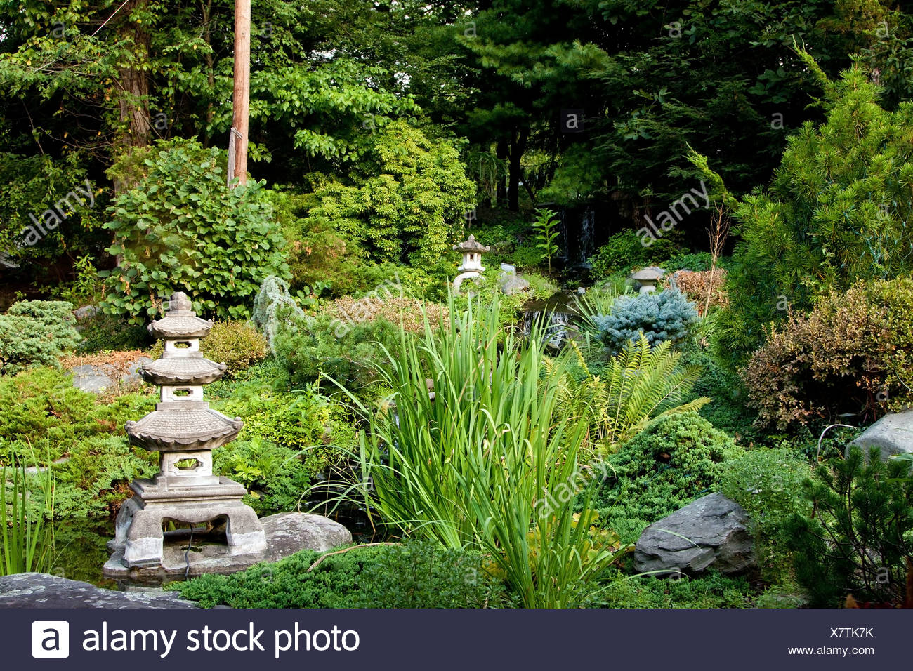 Beautiful Peaceful Japanese Zen Garden Used For Meditation And