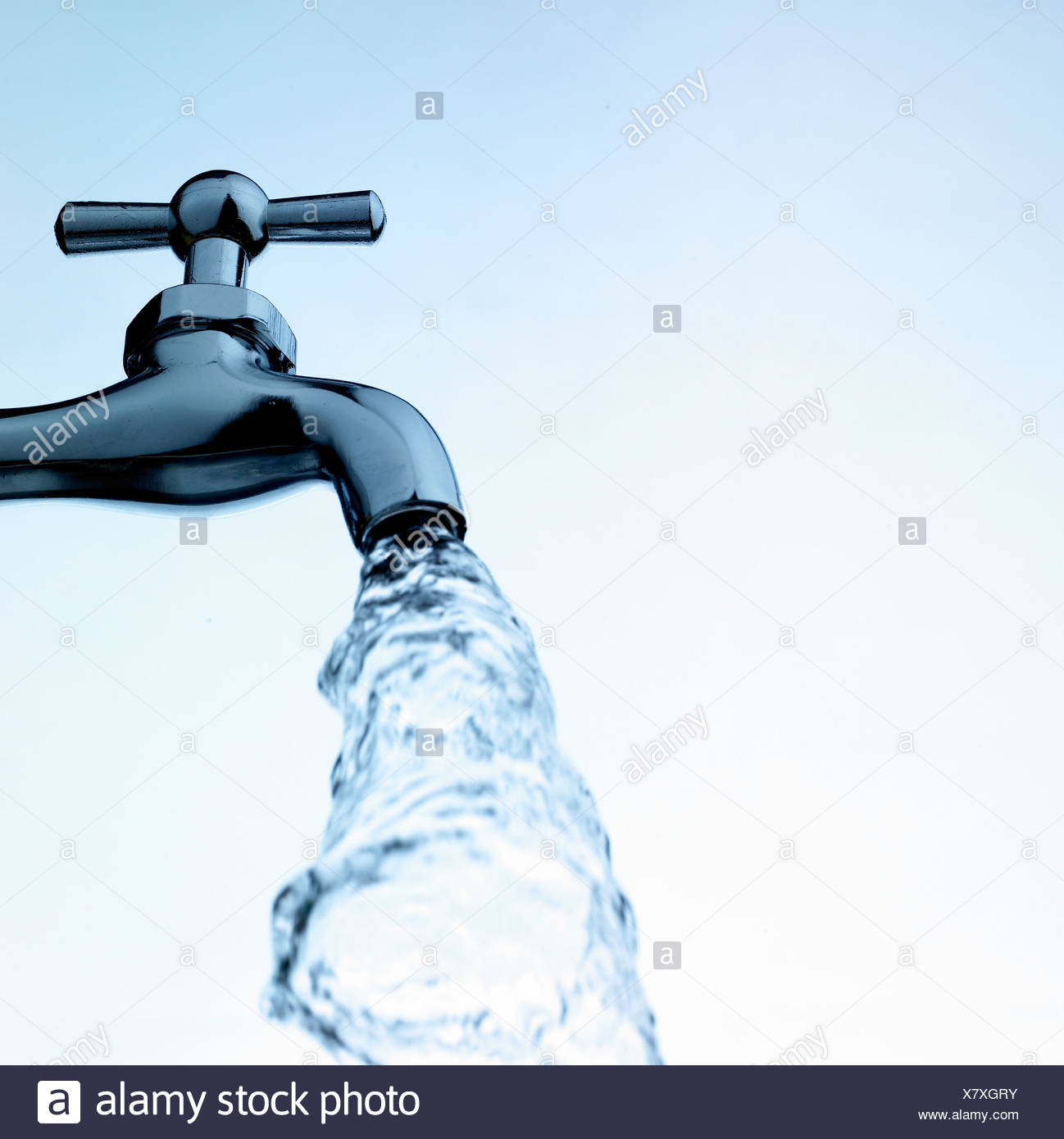 water coming out of tap