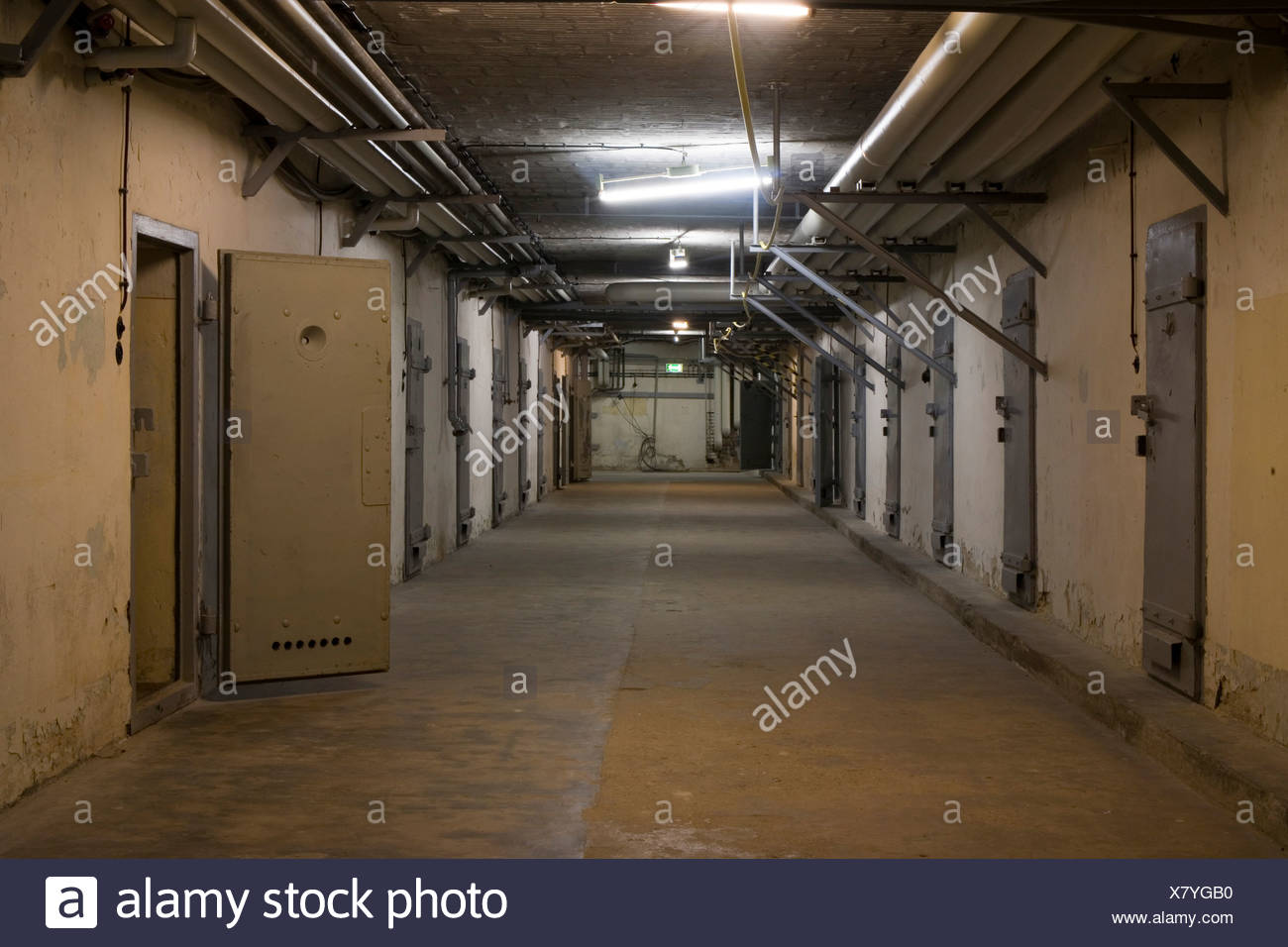 Basement Prison Cells Basement High Resolution Stock Photography and