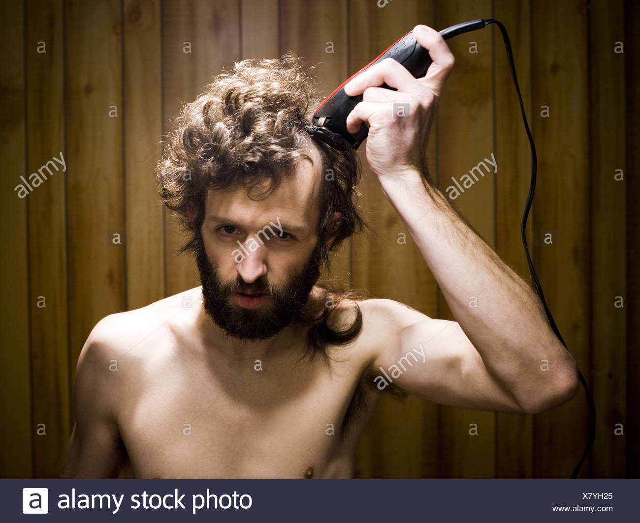 shaving head with electric shaver