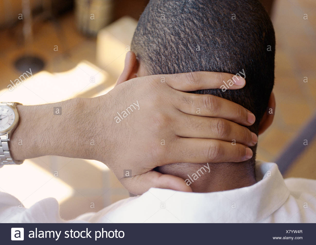 Black Man Back Of Head High Resolution Stock Photography and Images - Alamy
