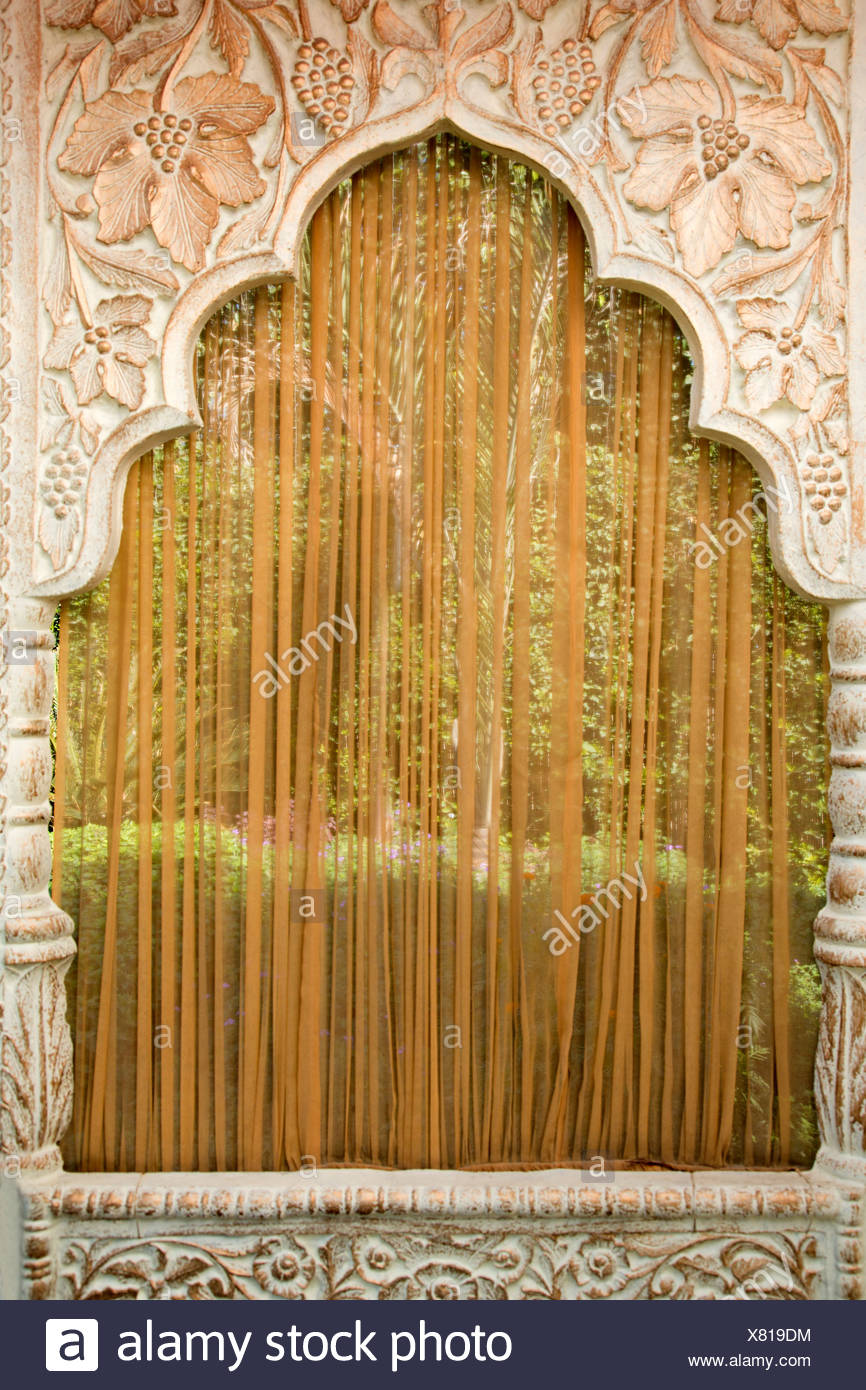 Decoration Of Traditional Indian Wedding Mandap Stock Photo