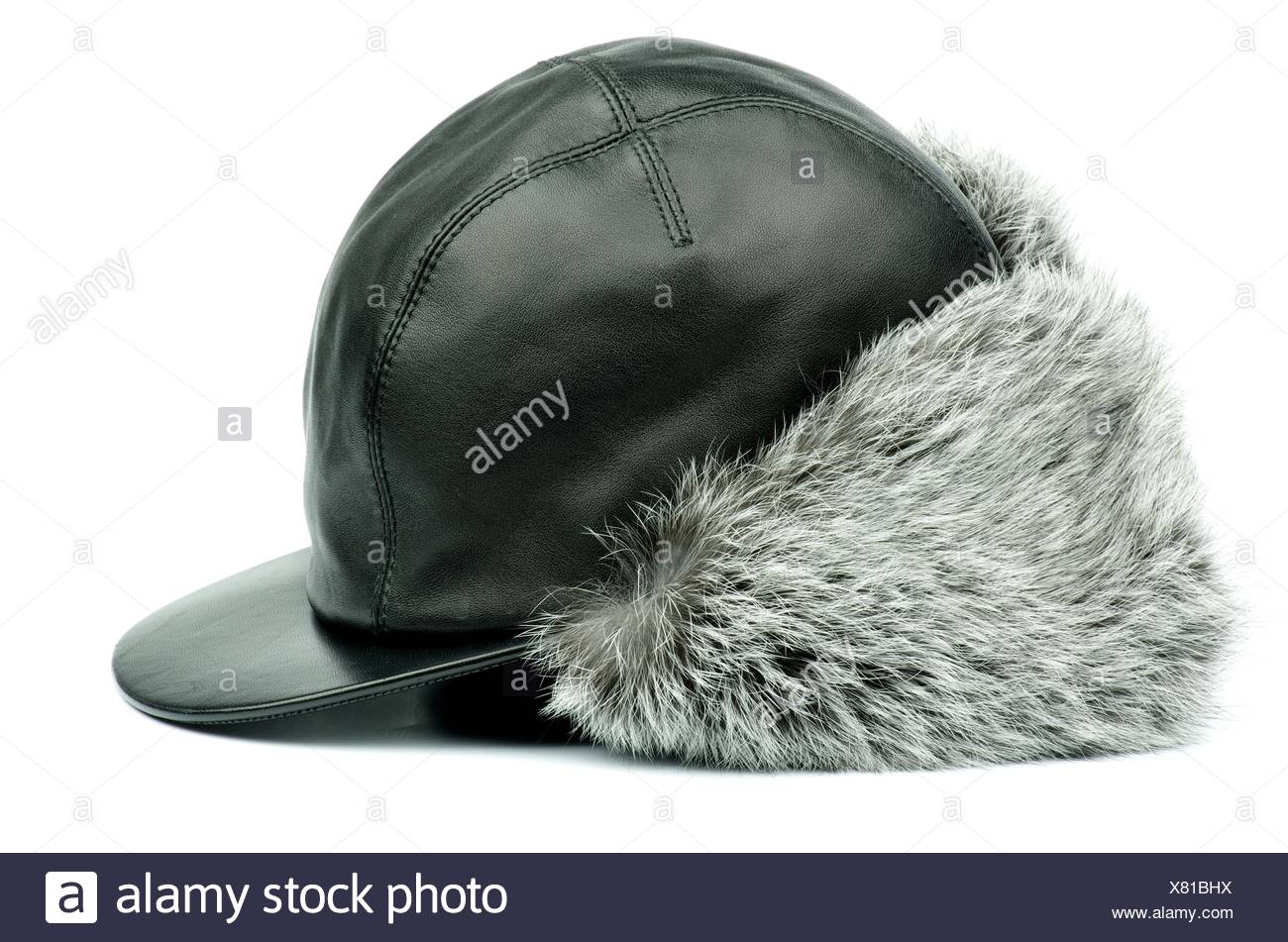 fur hat with flaps