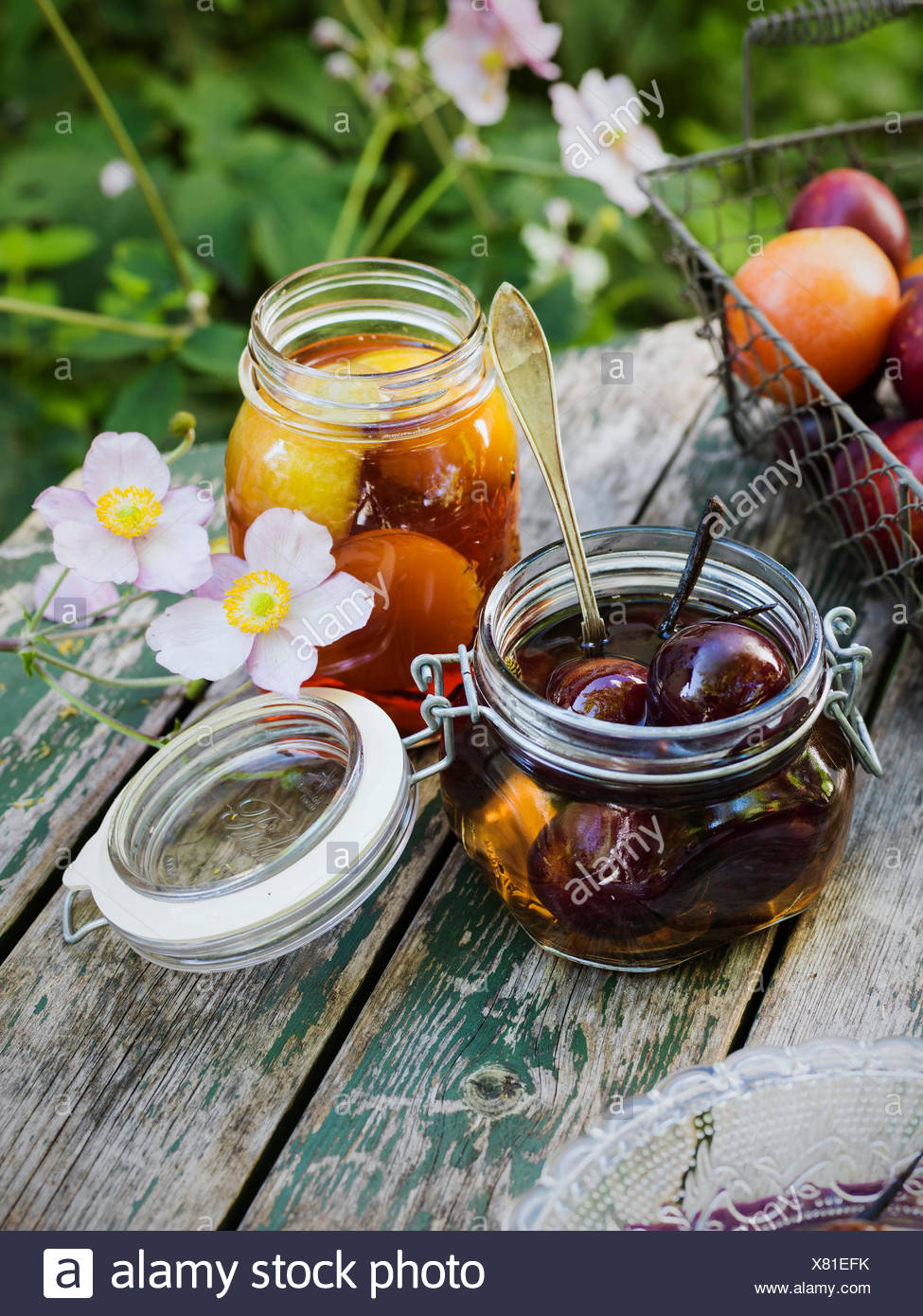 Preserved Plums Stock Photos & Preserved Plums Stock Images Alamy