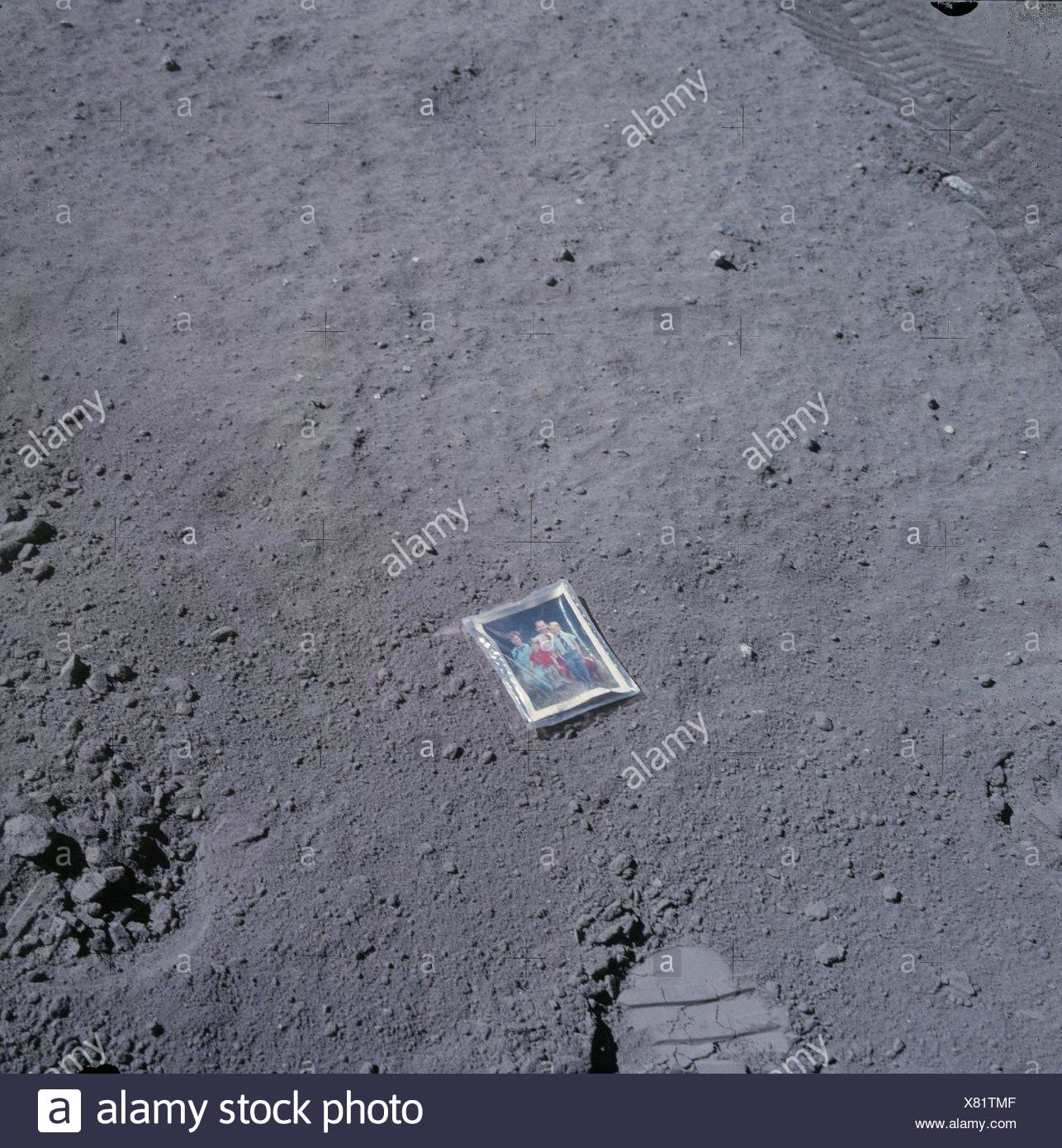 Apollo 16 lunar module pilot Charlie Duke took a family snapshot ...