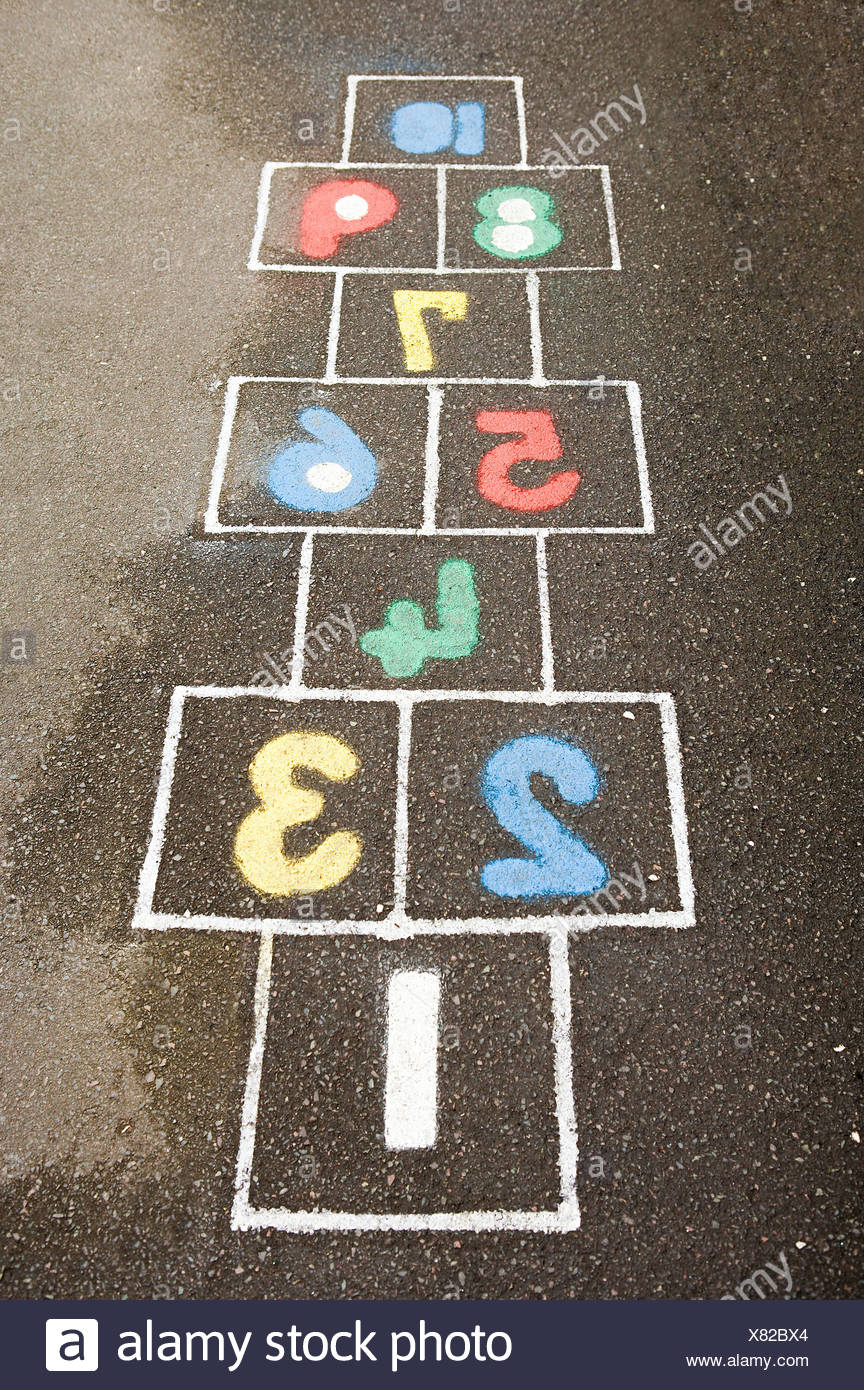 Hopscotch Playground Stock Photos & Hopscotch Playground Stock Images ...