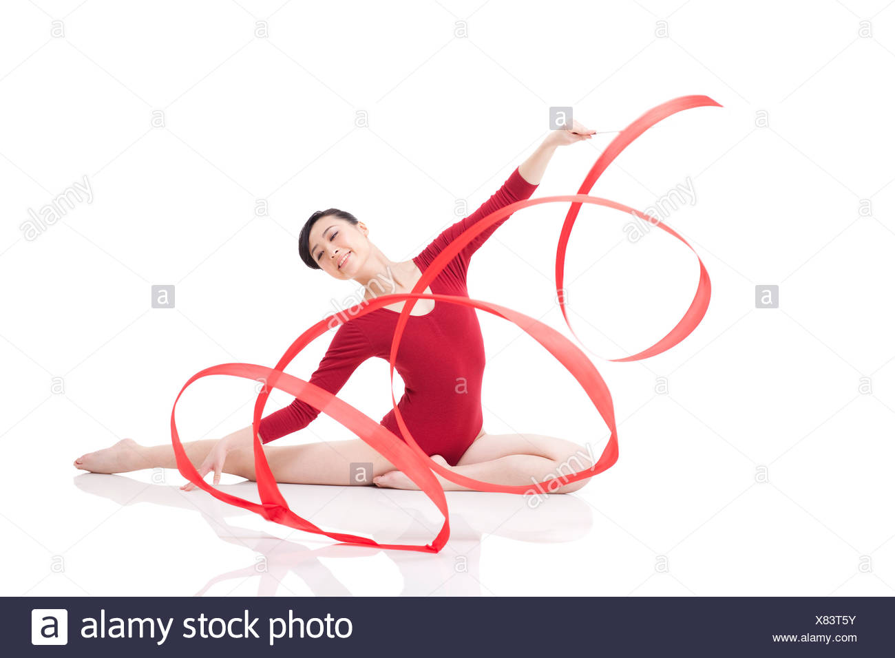 Rhythmic Gymnastics Ribbon High Resolution Stock Photography and Images