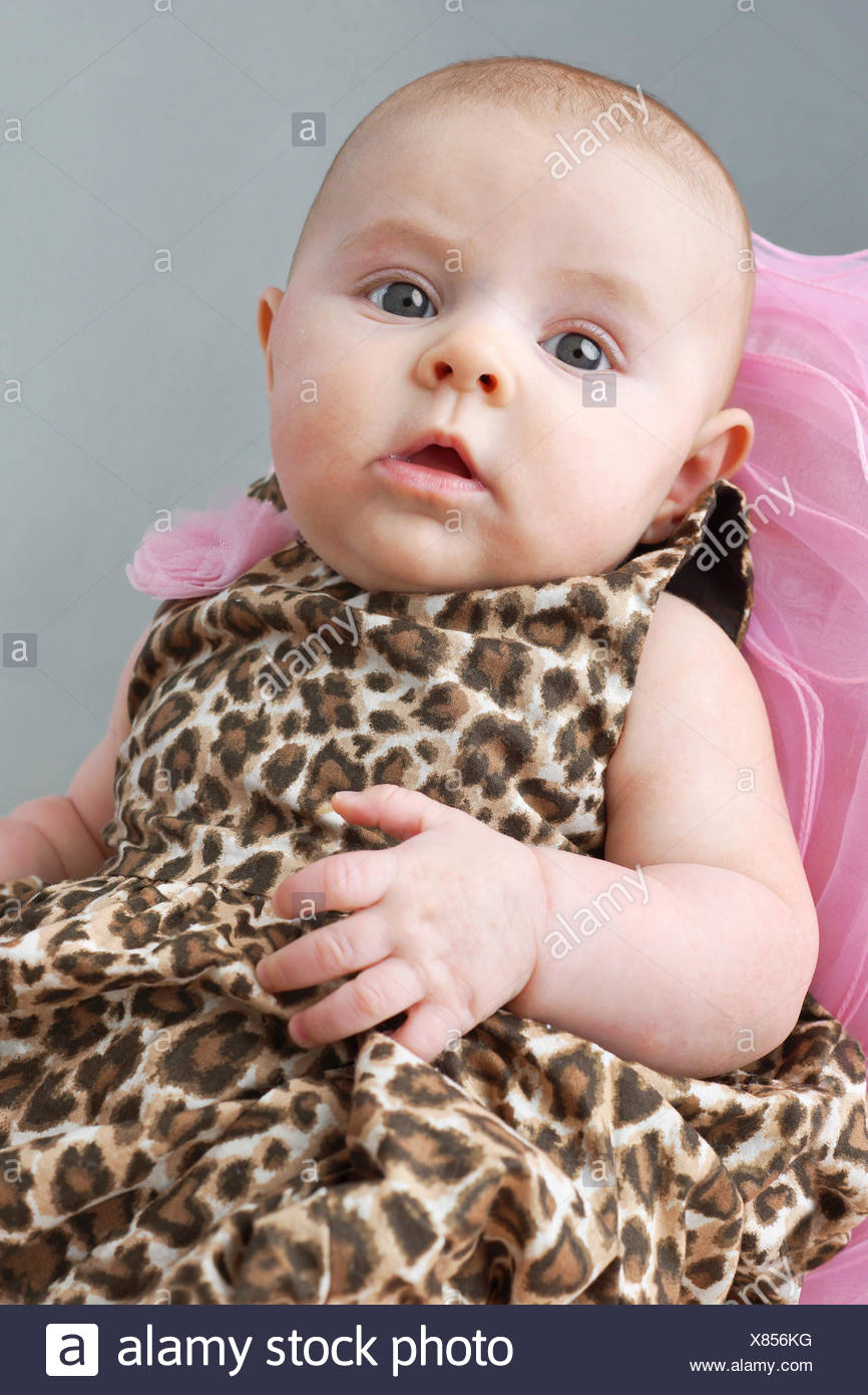 baby girl animal print dress