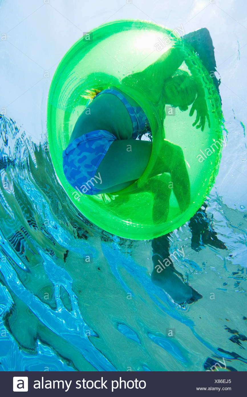 Floating In An Inner Tube High Resolution Stock Photography and Images
