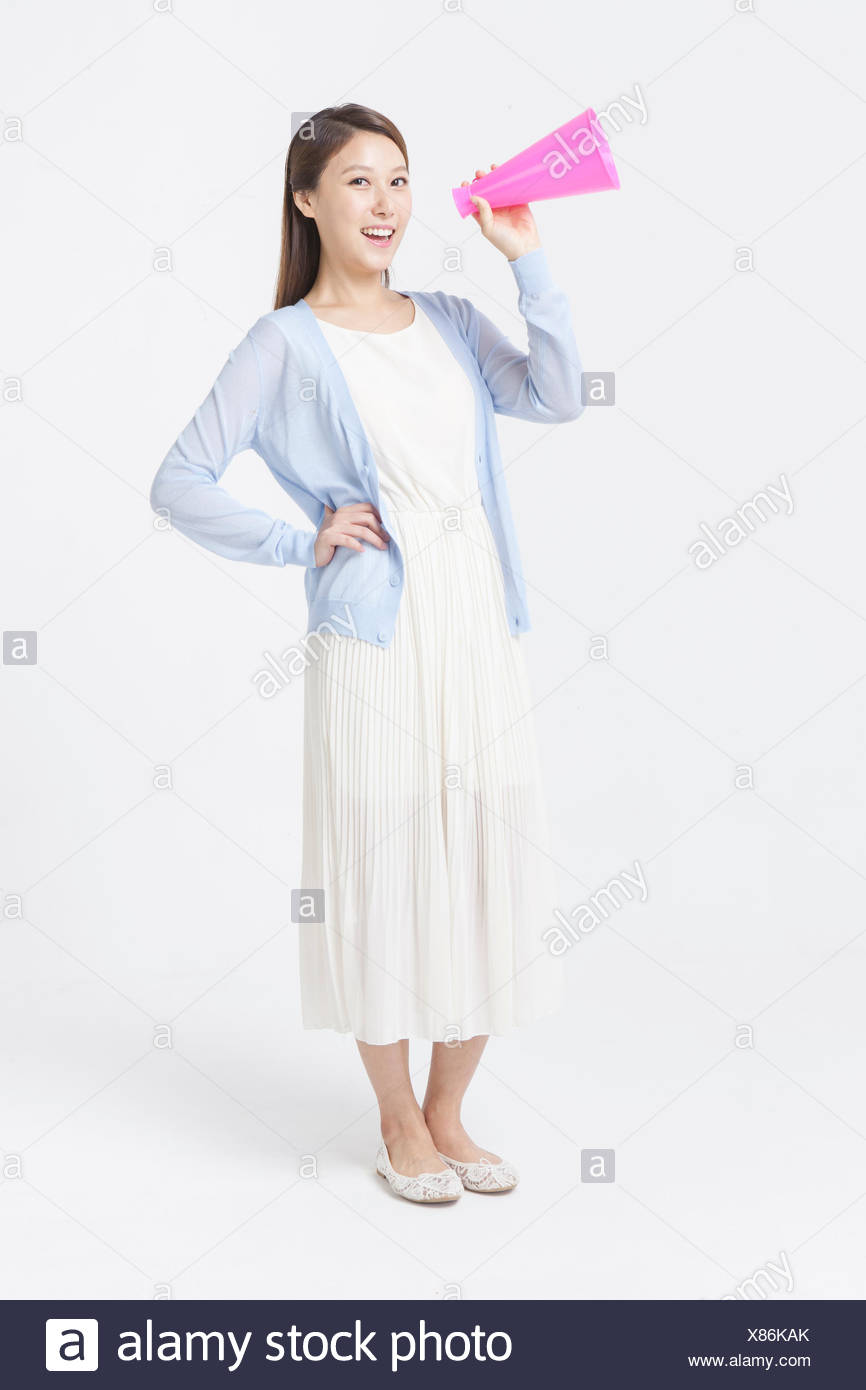 blue dress with white cardigan
