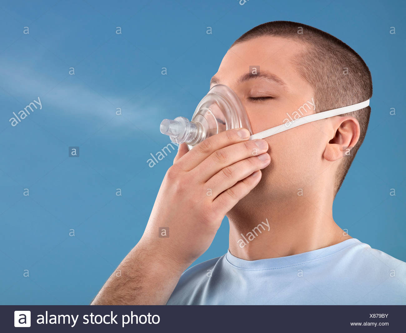 Inhaling Mask Stock Photos & Inhaling Mask Stock Images Alamy