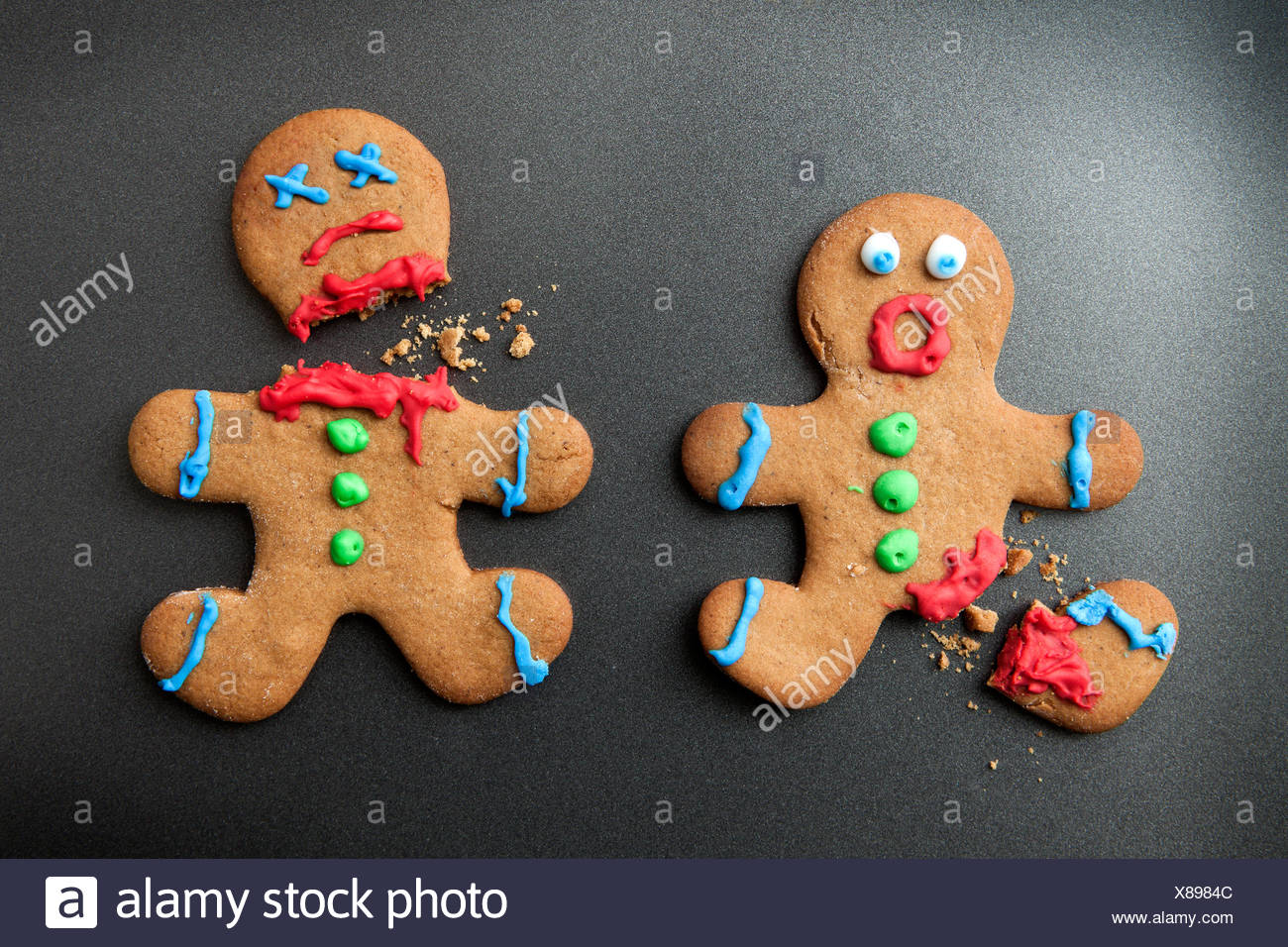 Gingerbread Man Broken Stock Photos & Gingerbread Man Broken Stock