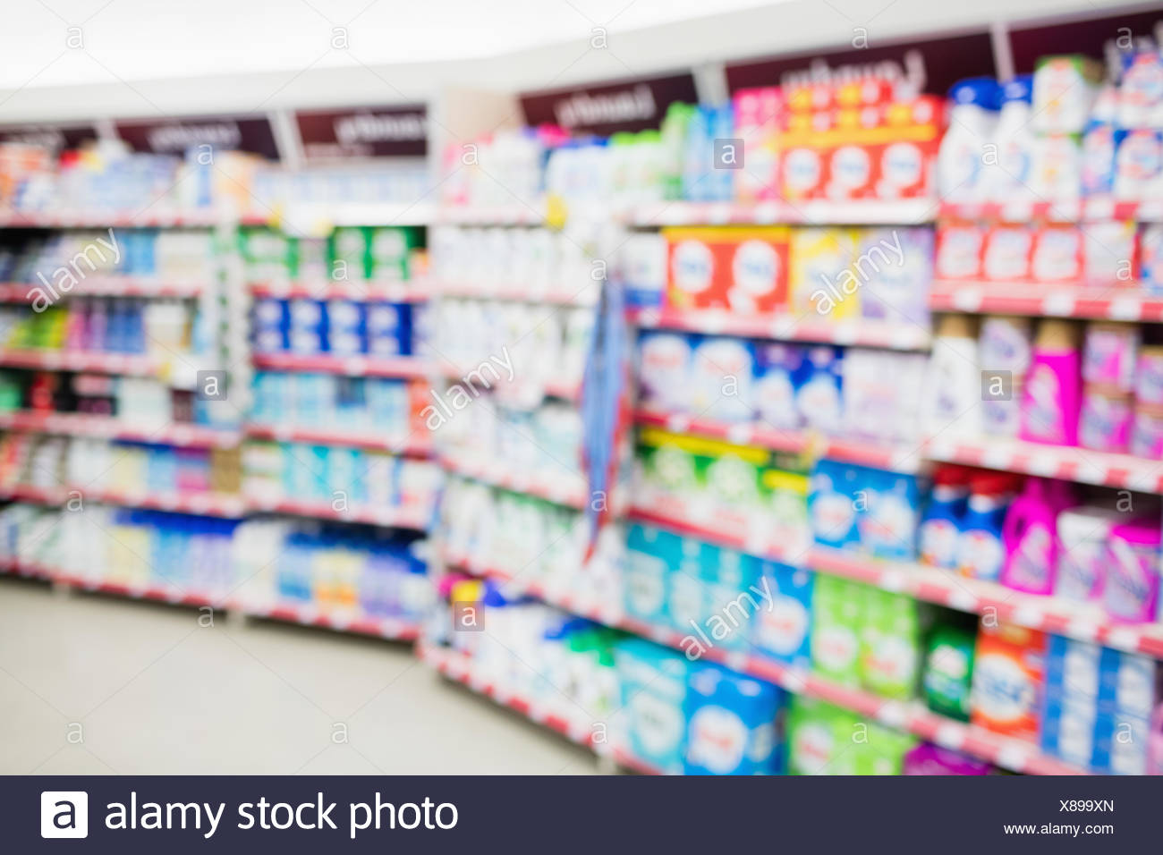 Cleaning Products Shelves High Resolution Stock Photography and Images
