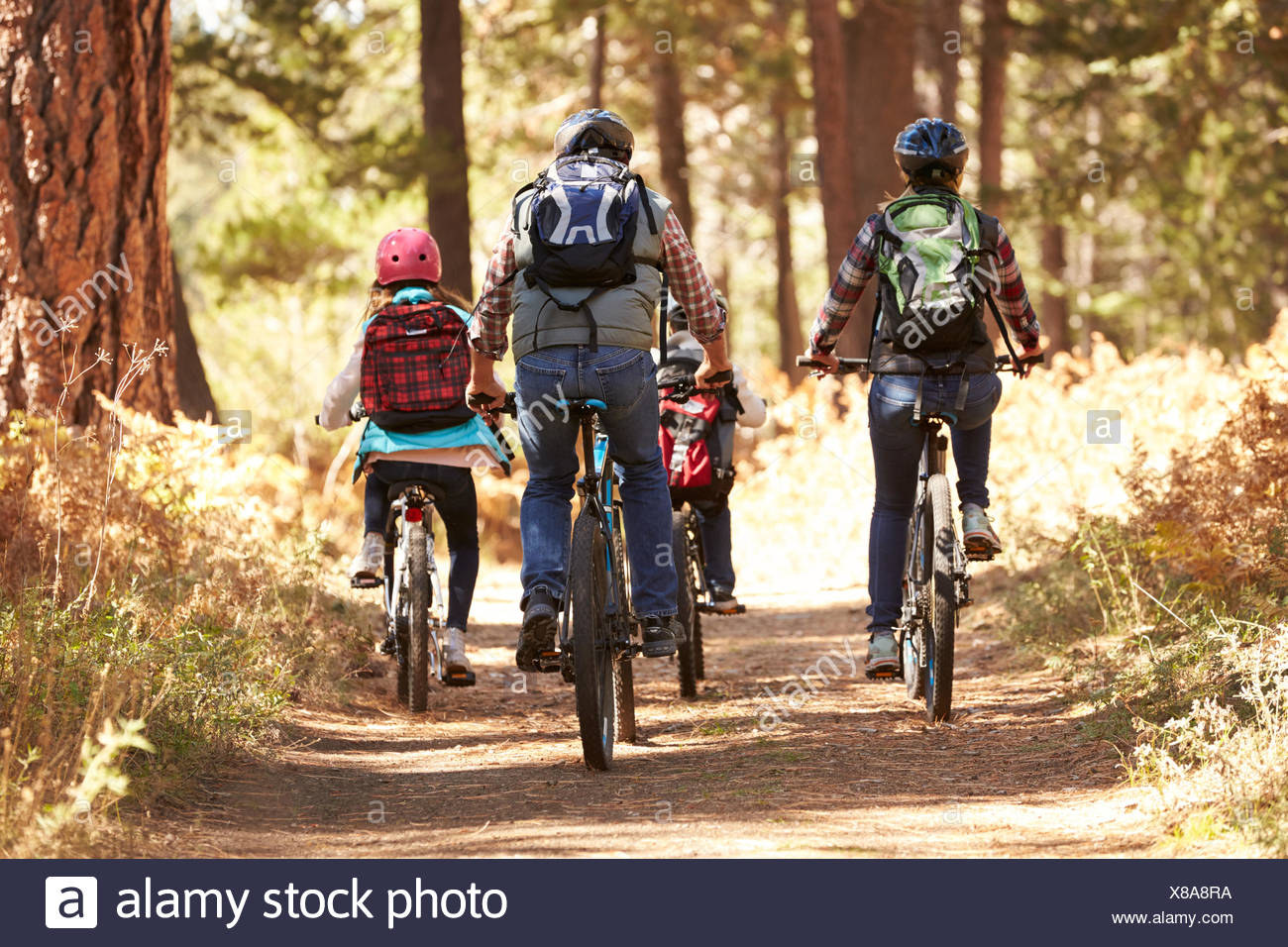 family mountain bike trails