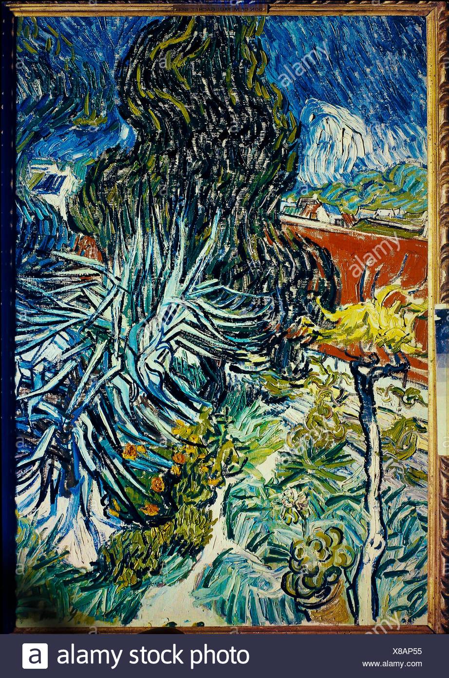 Dr Gachet S Garden In Auvers By Vincent Van Gogh Was Painted In