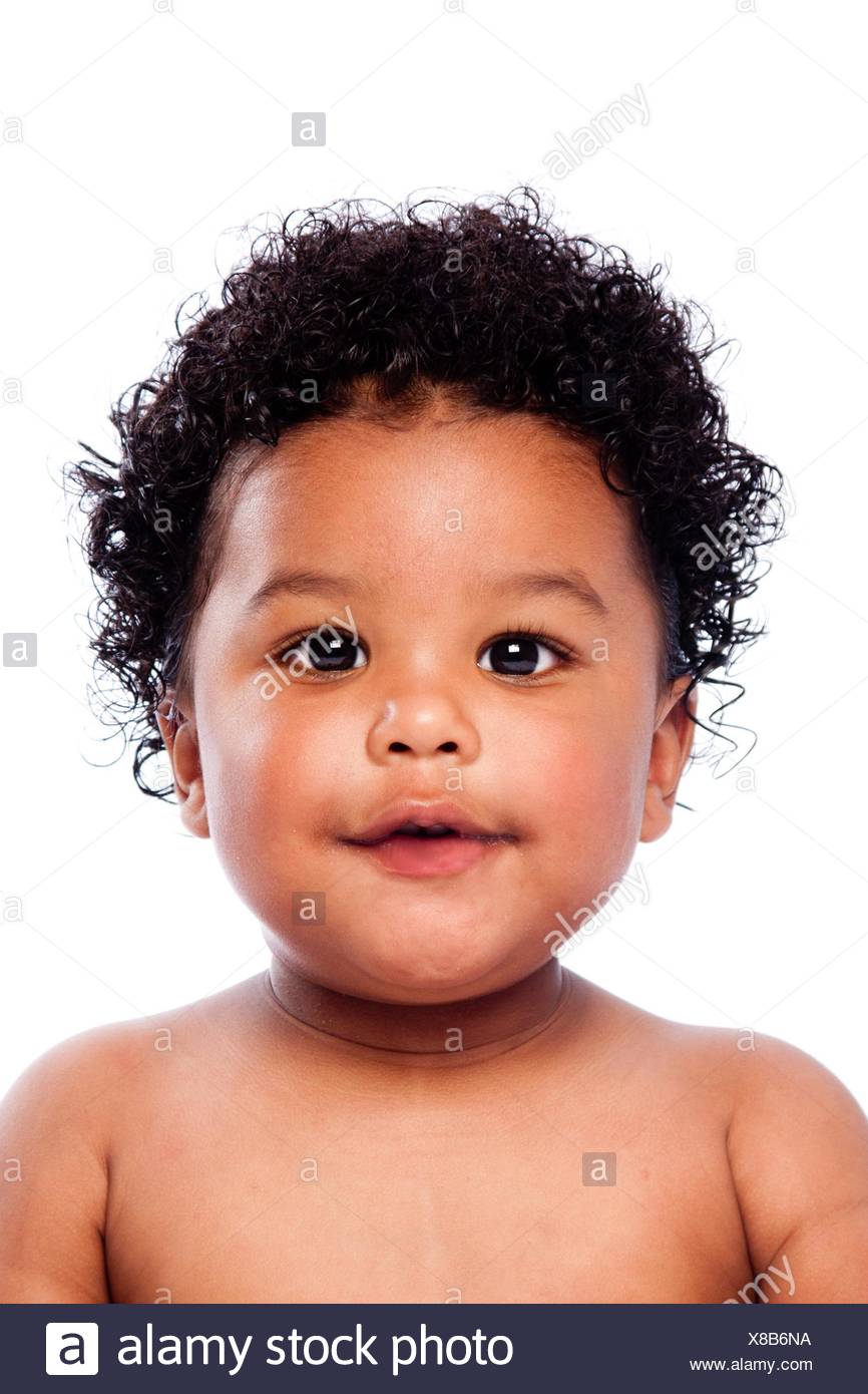 Baby Curly Hair High Resolution Stock Photography And Images Alamy