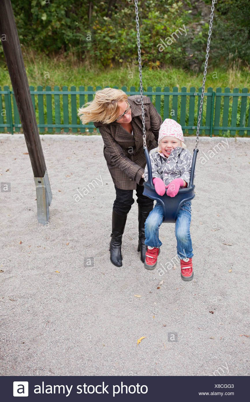 Parent Child Swing Pushing High Resolution Stock Photography And Images Alamy Parent Child Swing Pushing High Resolution Stock Photography And Images Alamy
