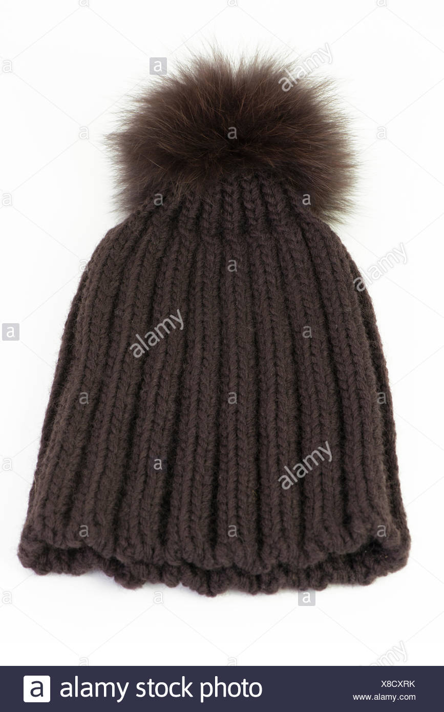 brown wooly hat