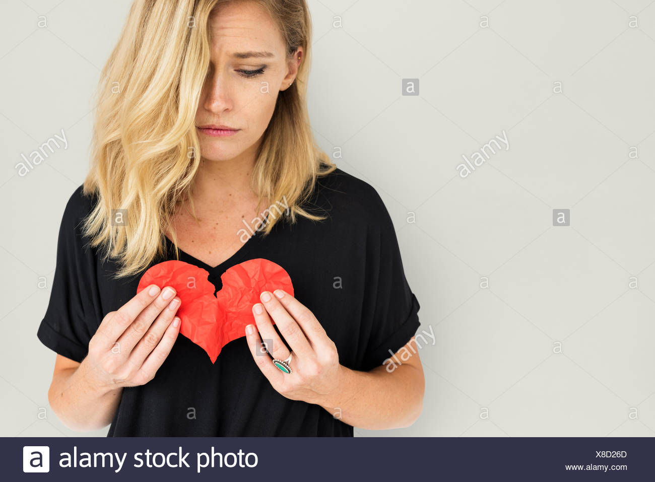Girl Holding Broken Heart Concept Stock Photo 280570261 Alamy