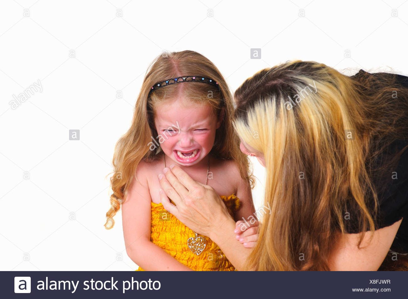 Mother Comforting Crying Girl Stock Photo 280627251 Alamy