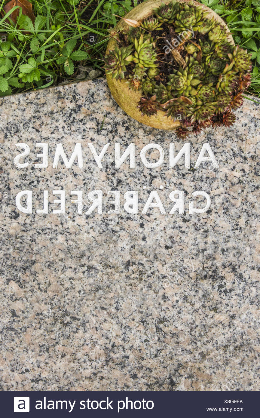 anonymous graves Stock Photo