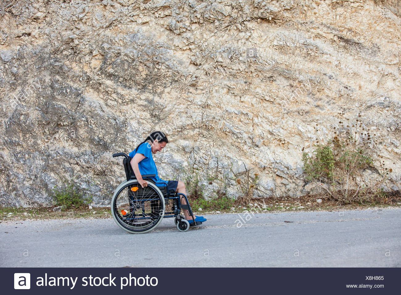 Wheelchair Uphill High Resolution Stock Photography and Images Alamy