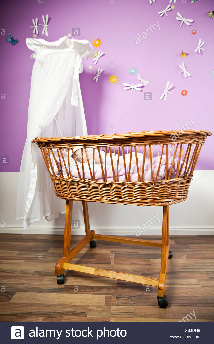wicker cot bed