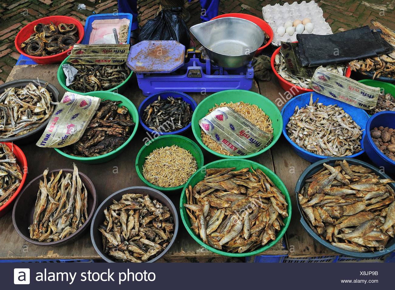 Dry Fish Kathmandu Nepal High Resolution Stock Photography and Images