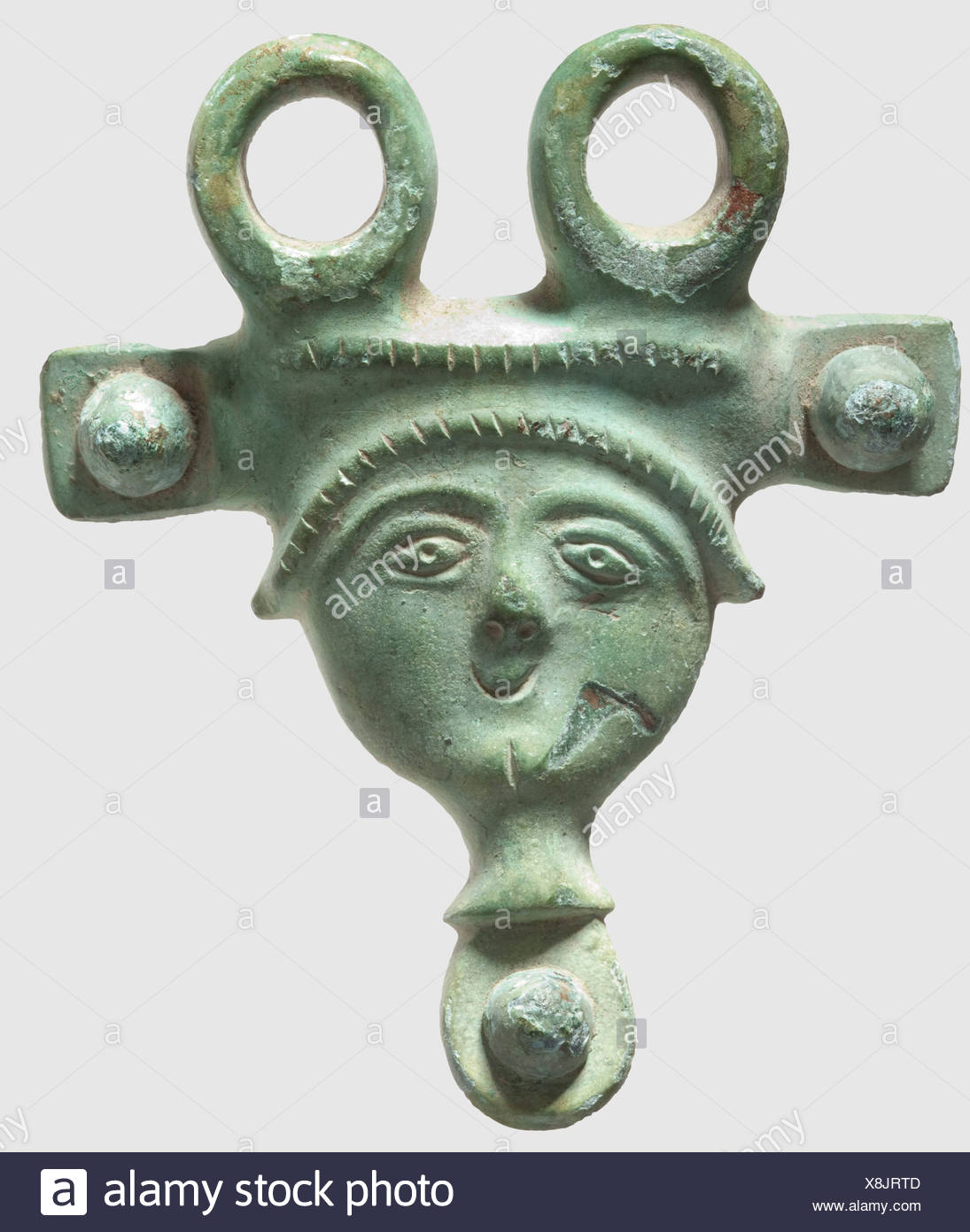 a celtic bronze fitting 3rd 2nd century bc massively cast