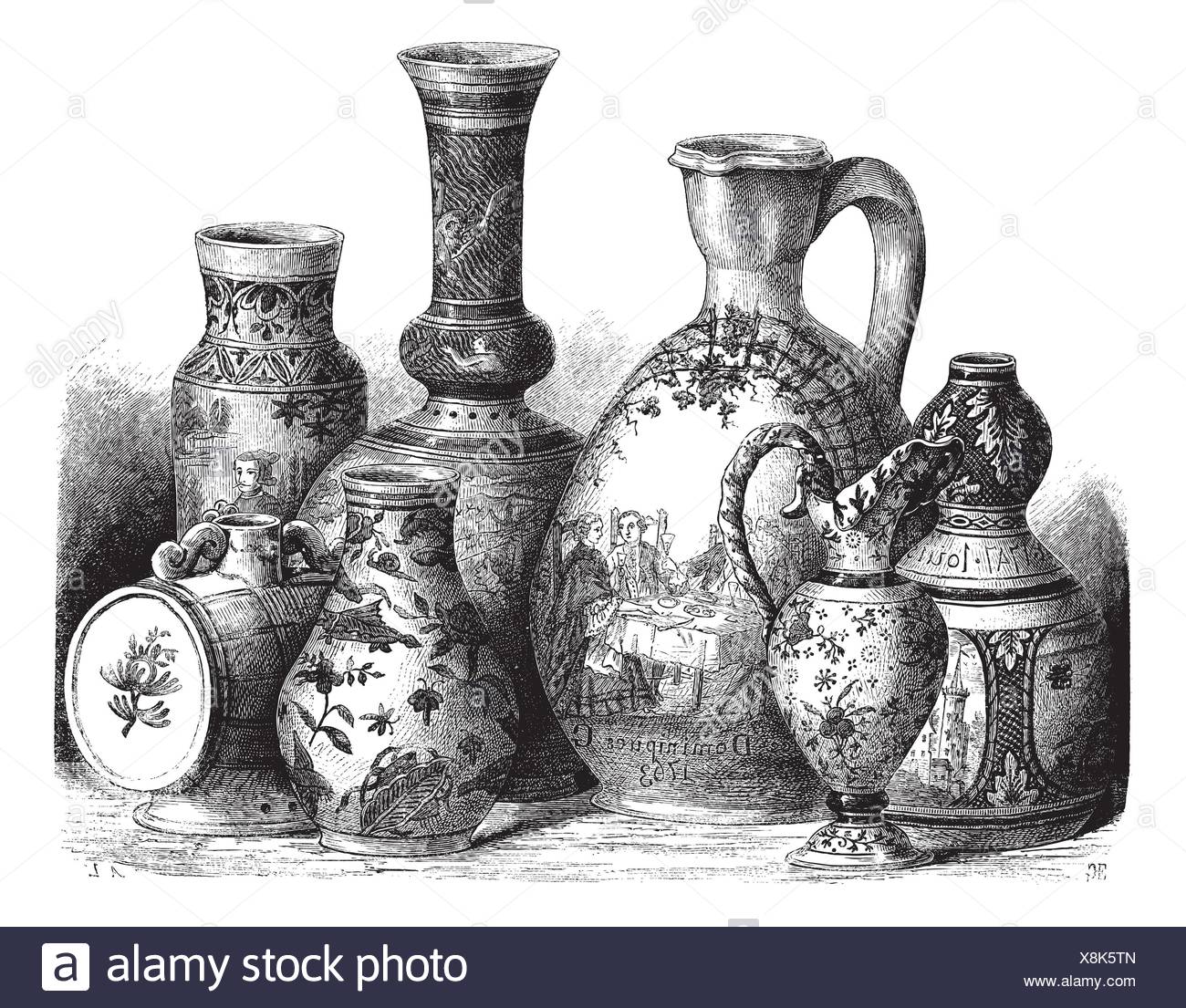 Old Engraved Illustration Of Various Earthenware Of Nevers Faience Tin Glazed Pottery Drawing By Edouard Garnier 1874 Le Magasin Pittoresque 1874 Stock Photo Alamy This is an educational video produced by the orientlab team of the university of bologna. https www alamy com old engraved illustration of various earthenware of nevers faience tin glazed pottery drawing by edouard garnier 1874 le magasin pittoresque 1874 image280704837 html