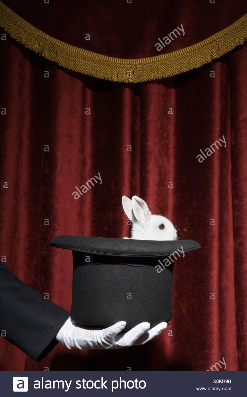 Pulling Rabbit Out Of Hat High Resolution Stock Photography and Images