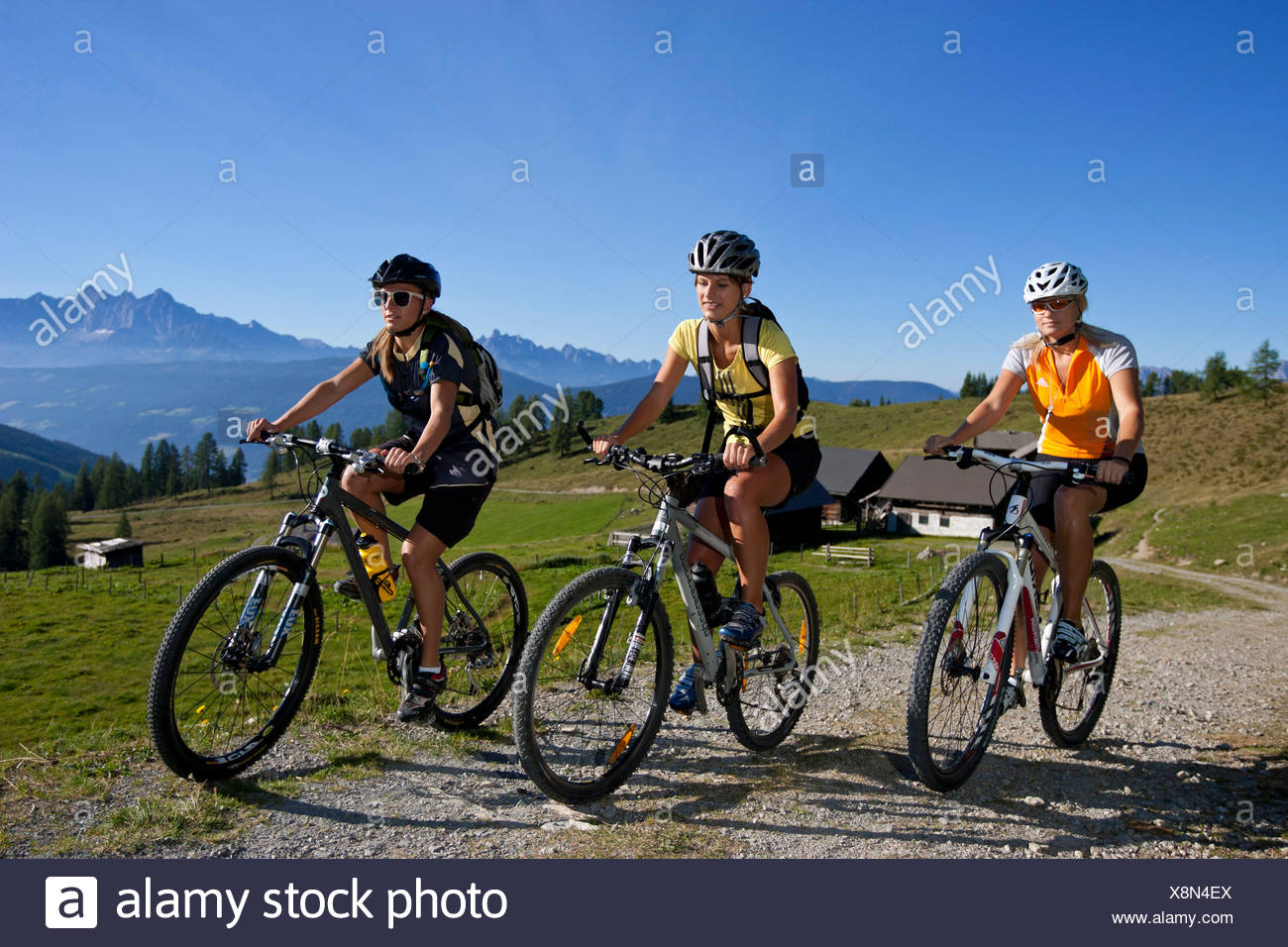 mountain bike group