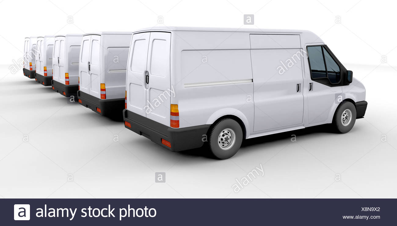 Fleet Of Vans High Resolution Stock Photography and Images - Alamy