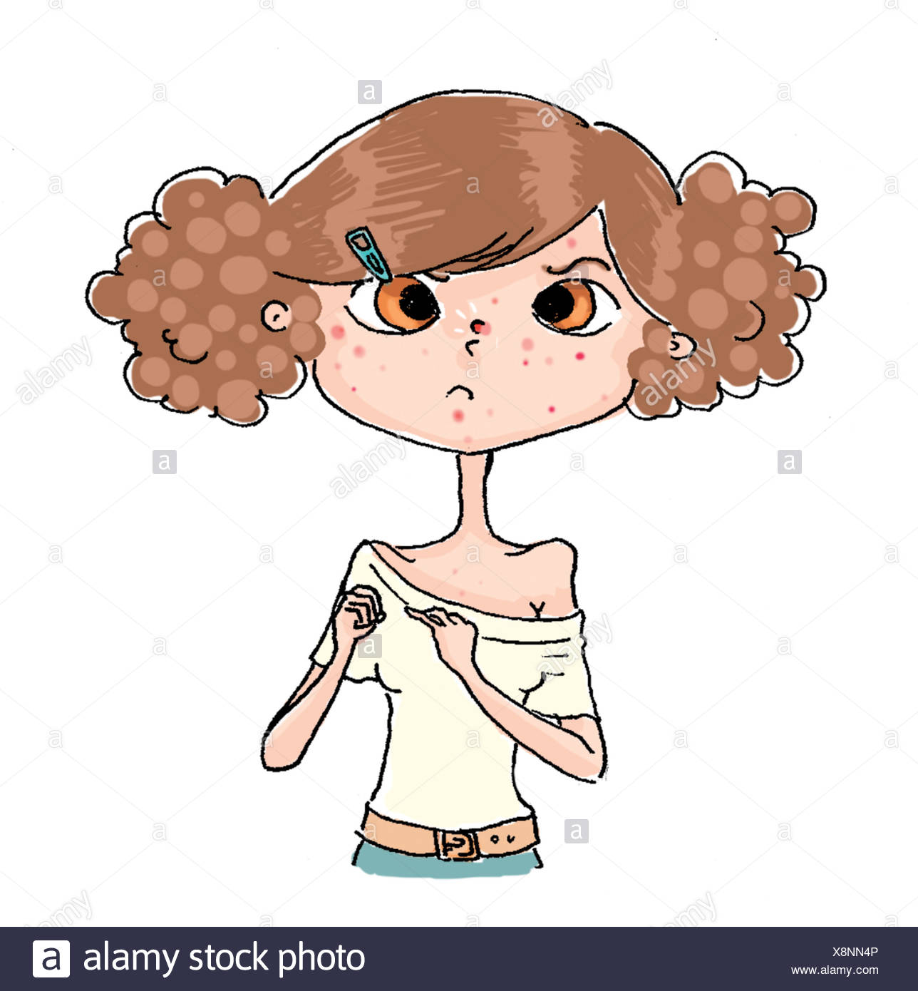 Acne Drawing Stock Photos & Acne Drawing Stock Images Alamy