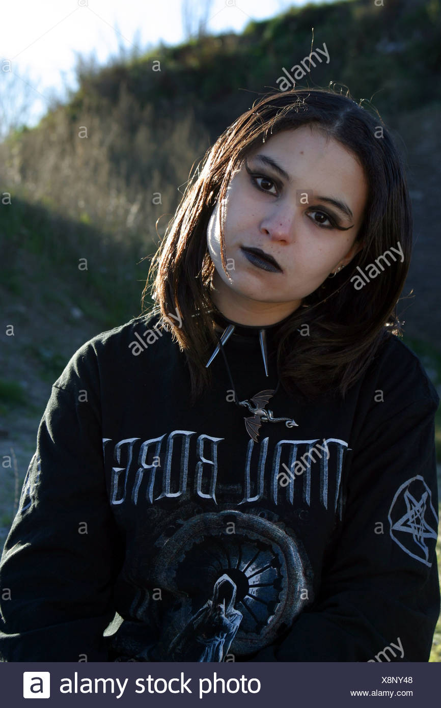 Metalhead Girl Stock Photo 280765416 Alamy